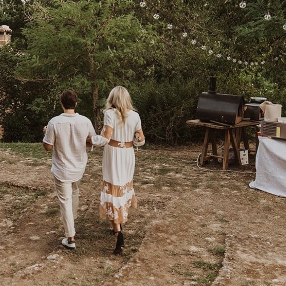 RARE For Love & Lemons Eva Midi Dress - Picture 7 of 13